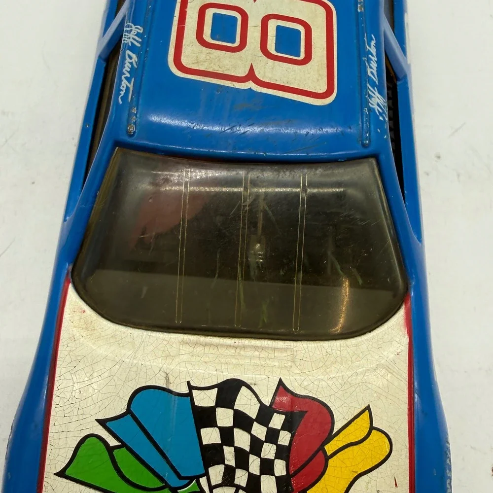Vintage Jeff Burton 8 Raybestos Brakes Ford Thunderbird Diecast NASCAR 1:24 Blue